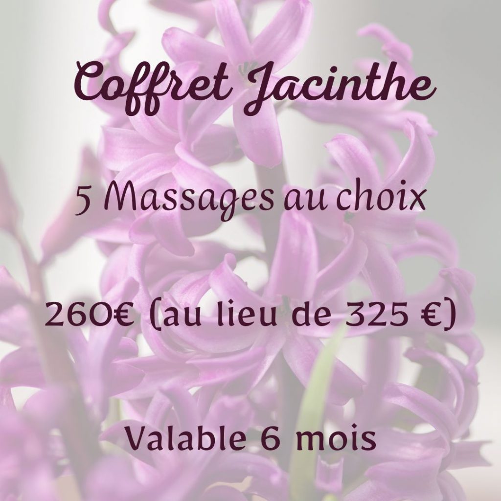 Caroline angin propose un forfait de 5  massages au choix valable pendant 6 mois  à Mortagne-sur-Sèvre, Cholet, Les Herbiers, Clisson, Montaigu, Trémentines, Mauléon et Cerizay